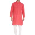 Handloom Cotton Kurta Pyjama Set for Men