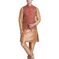 Men's Kurta Churidar Pyjama with Bundi Nehru Jacket