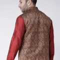 Floral print Mens Nehru Jacket