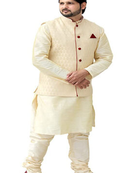 Men’s  Silk Regular Kurta Pyjama Set