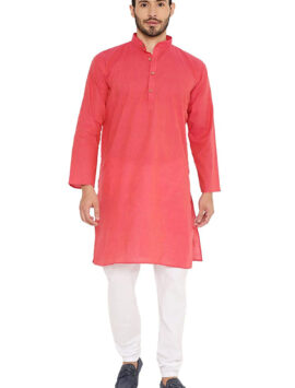 Handloom Cotton Kurta Pyjama Set for Men