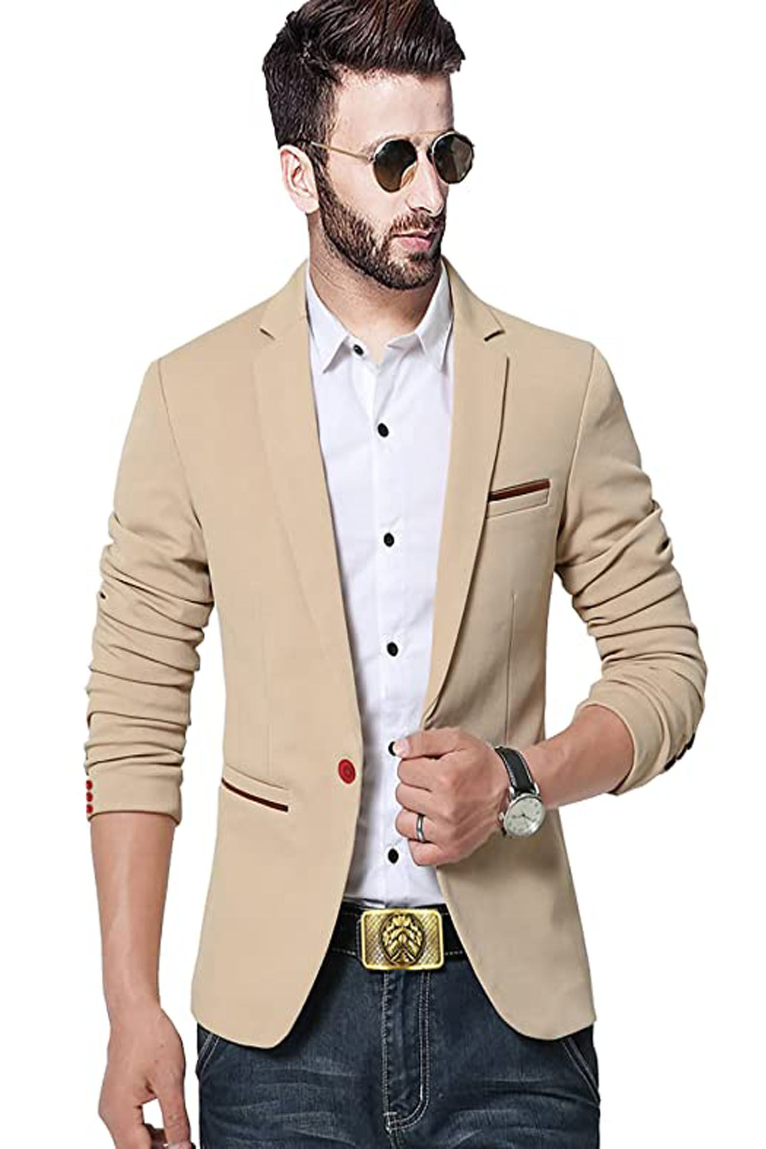 MENJESTIC Men’s Slim Fit Formal/Party Blazer